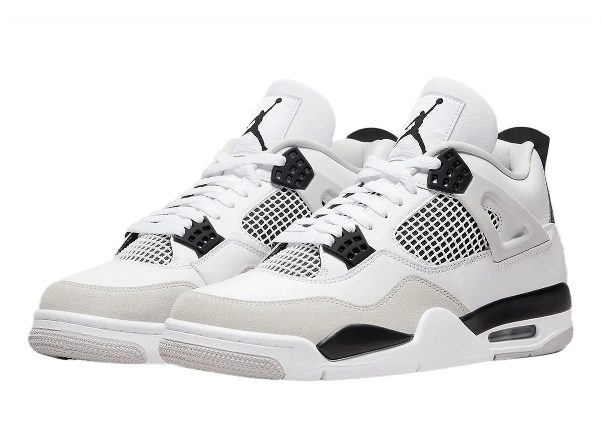 Exclusive Air Jordan 4 Retro Oxidized Shoes — White/Neutral Grey/Oxidized Green — Size USA M4.5 - UK 4 - EUR 36.5 — Alternate View 25