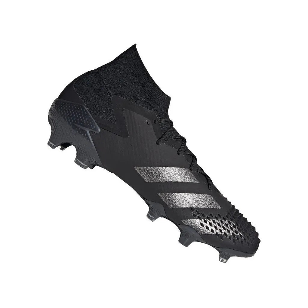 Exclusive Shoes Predator 201 FG — Black/Silver — Size US M4 - EUR 36 - UK 3.5 — Front View