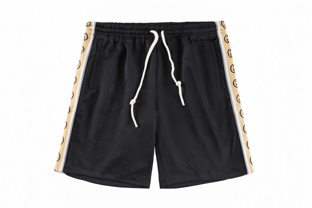 Exclusive Gucci Double G Monogram Tape Shorts — XS — Side View