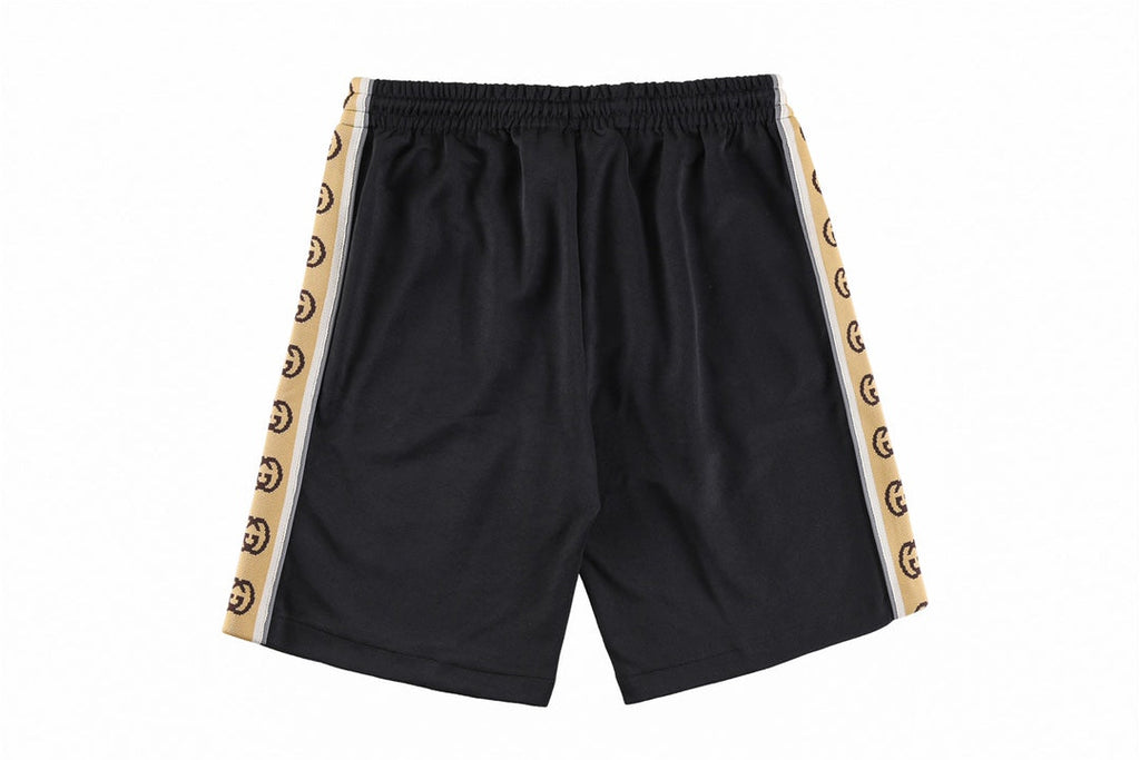 Exclusive Gucci Double G Monogram Tape Shorts — XS — Back View