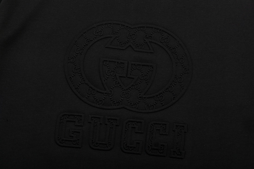 Exclusive Gucci Double G Embossed Oversized T-Shirt — Yellow — Size XS — Alternate View 8