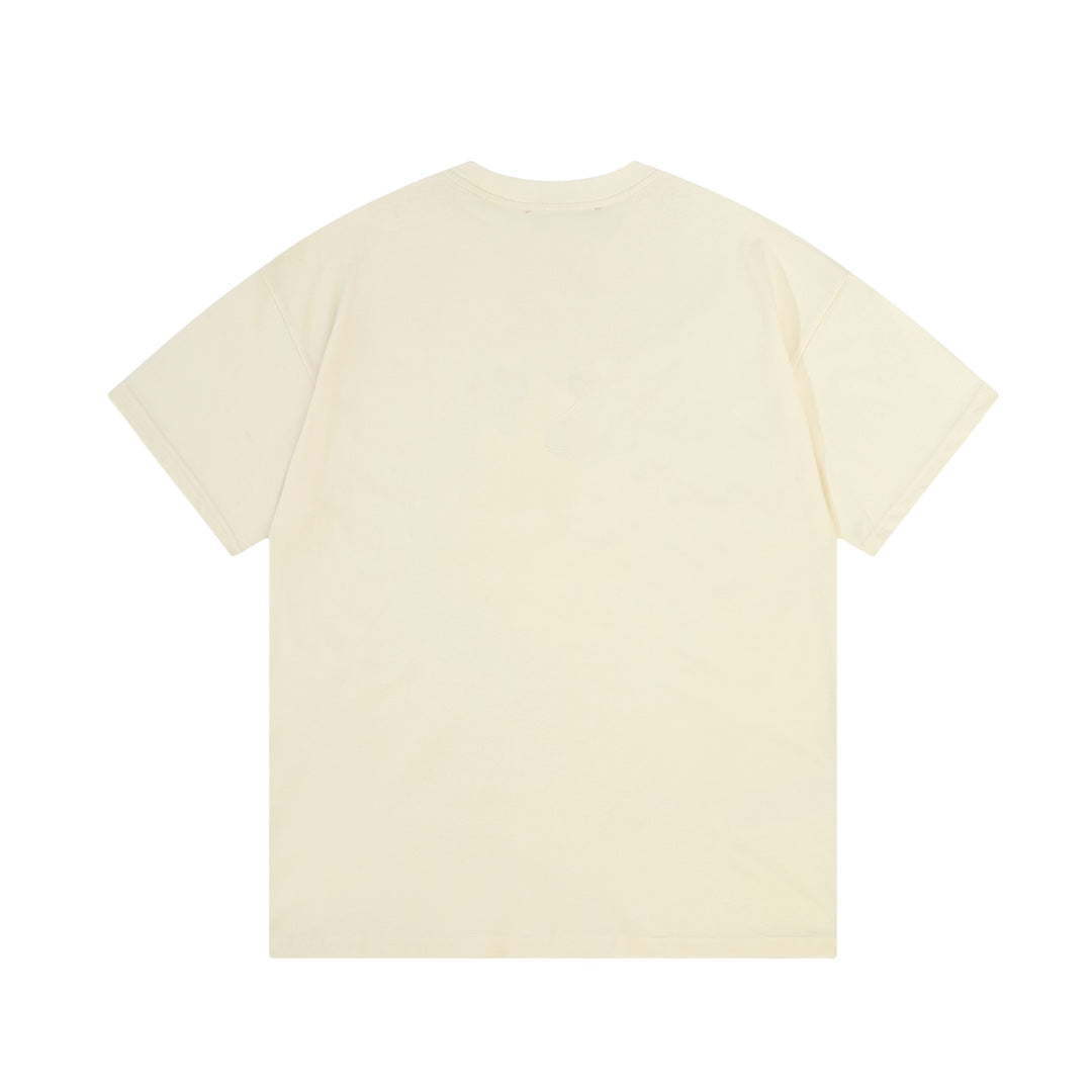 Exclusive Gucci Double G Embossed Oversized T-Shirt — Yellow — Size XS — Back View