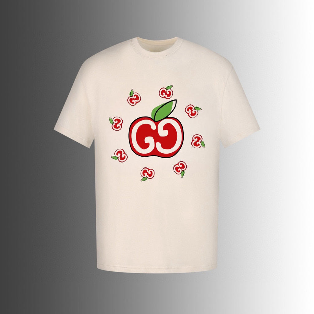 Exclusive Gucci GG Apple Print T-Shirt — XS — Side View