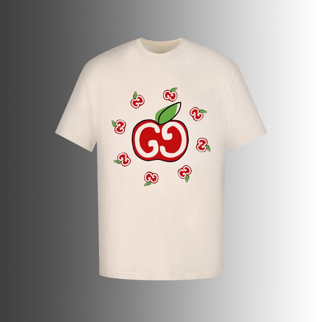 Exclusive Gucci GG Apple Print T-Shirt — XS — Side View