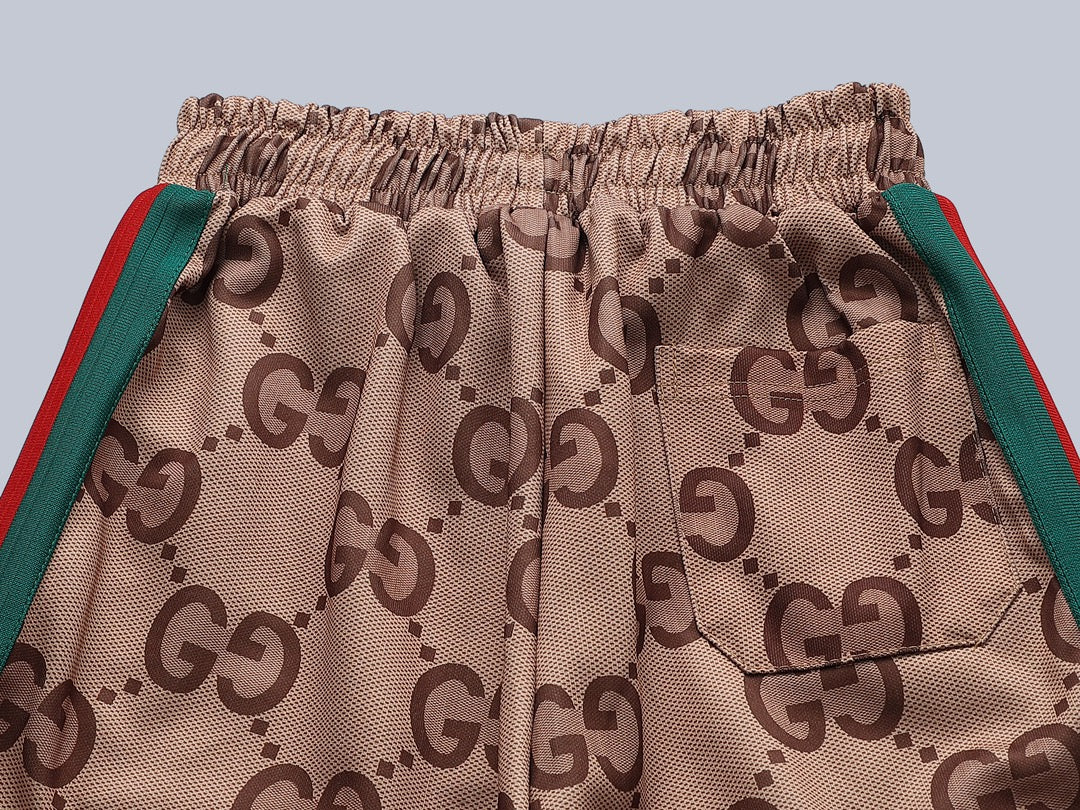 Exclusive Gucci GG Monogram Jogger Pants — Gray — Size S — Alternate View 10