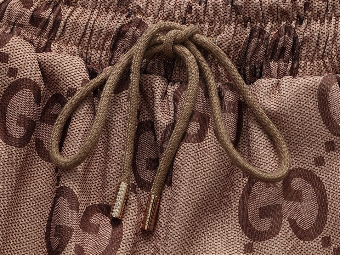 Exclusive Gucci GG Monogram Jogger Pants — Gray — Size S — Alternate View 9