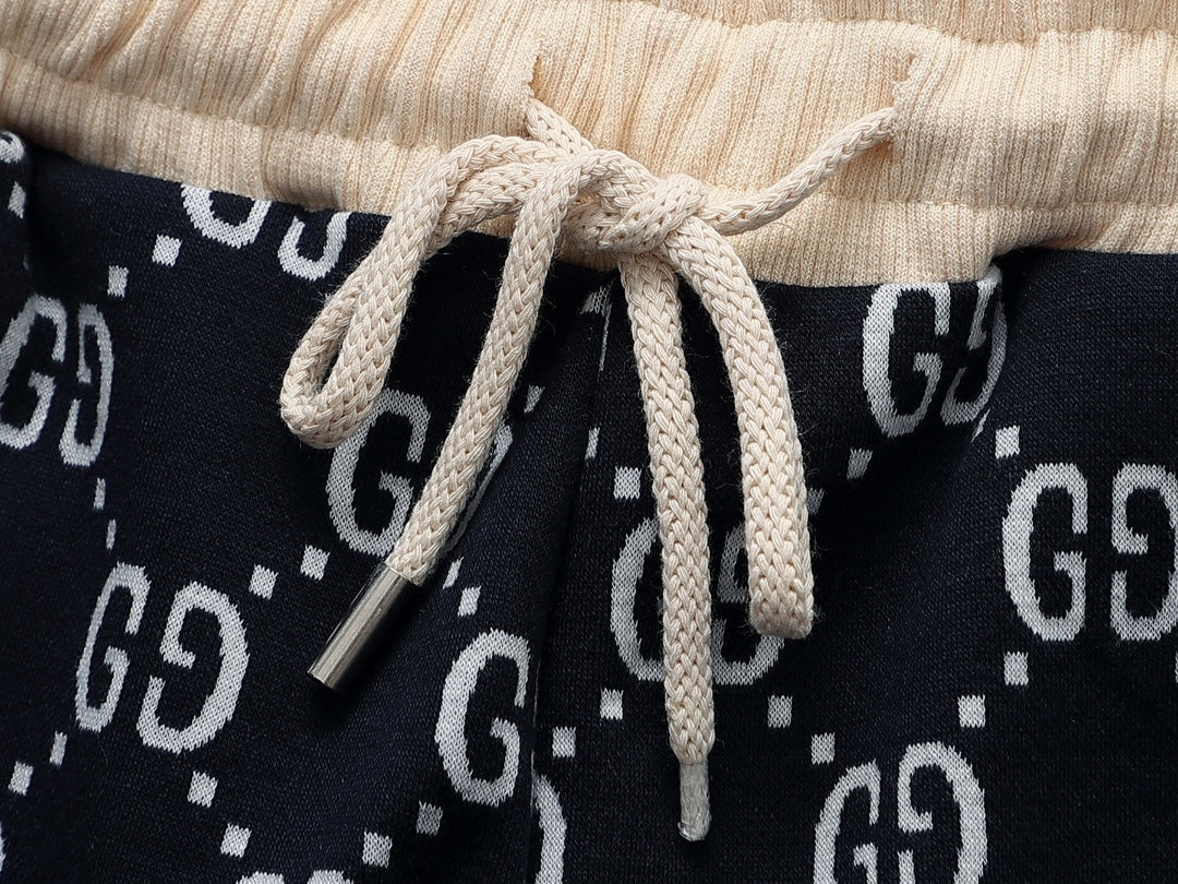 Exclusive Gucci GG Monogram Jogger Pants with Embroidered Crest — S — Alternate View 7