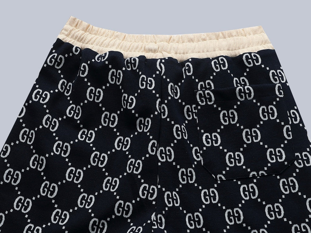 Exclusive Gucci GG Monogram Jogger Pants with Embroidered Crest — S — Alternate View 10