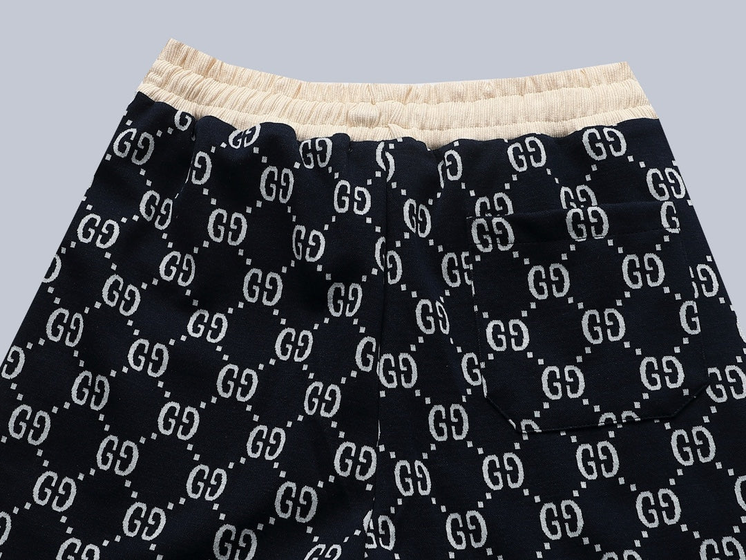 Exclusive Gucci GG Monogram Jogger Pants with Embroidered Crest — S — Alternate View 10