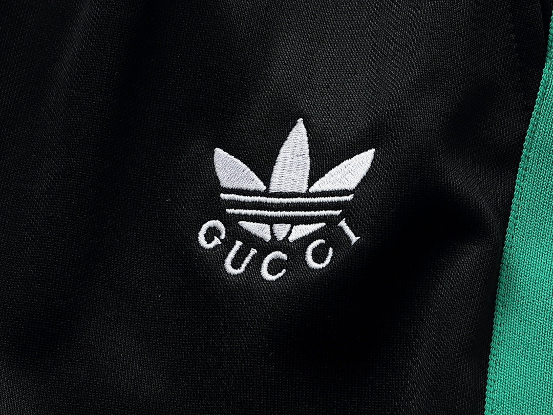Exclusive Gucci x Adidas Web Stripe Track Pants — Green — Size S — Alternate View 10