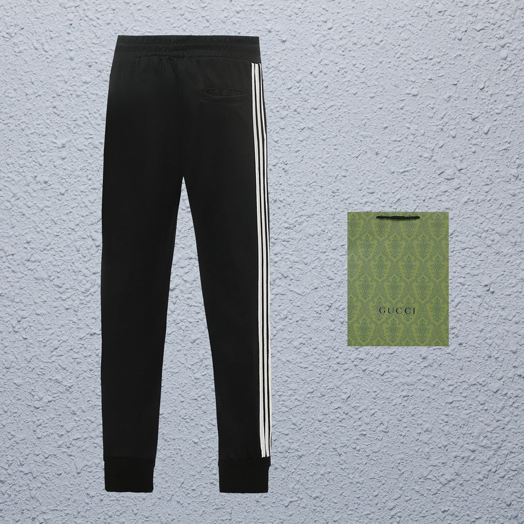 Exclusive Gucci x Adidas Web Stripe Track Pants — Green — Size S — Alternate View 7