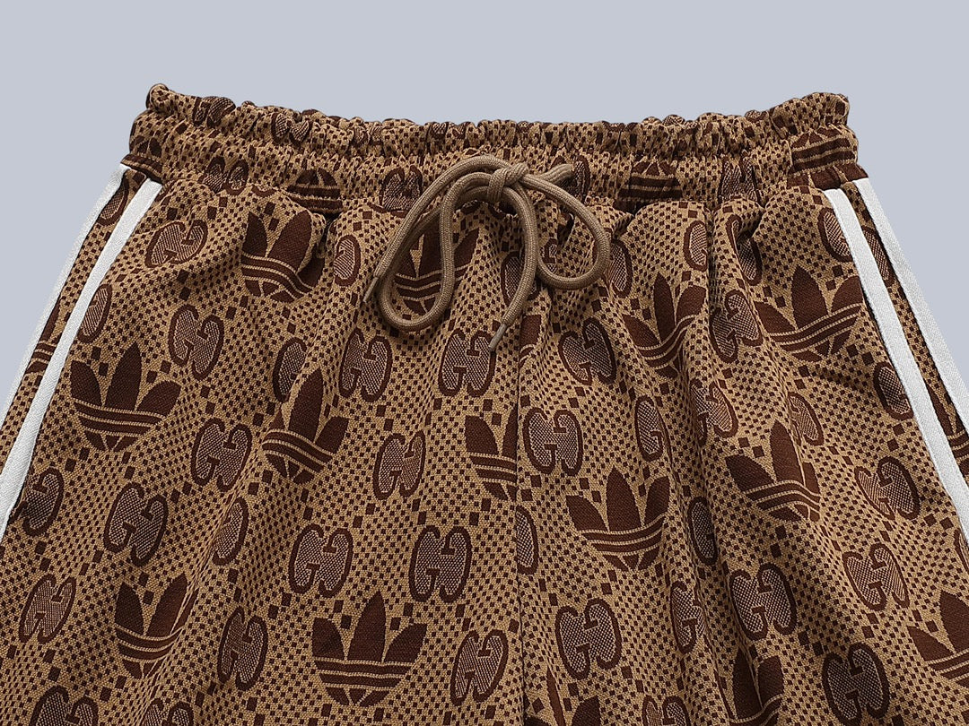 Exclusive Gucci  Trefoil Monogram Track Pants — S — Top View