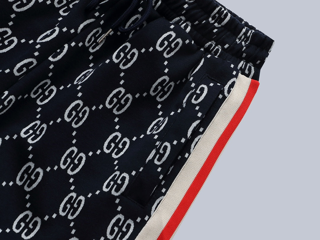 Exclusive Gucci GG Monogram All-Over Print Track Pants — S — Top View