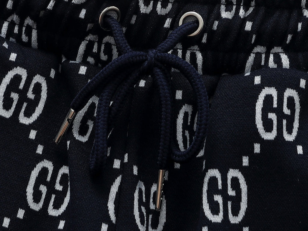 Exclusive Gucci GG Monogram All-Over Print Track Pants — S — Detail View