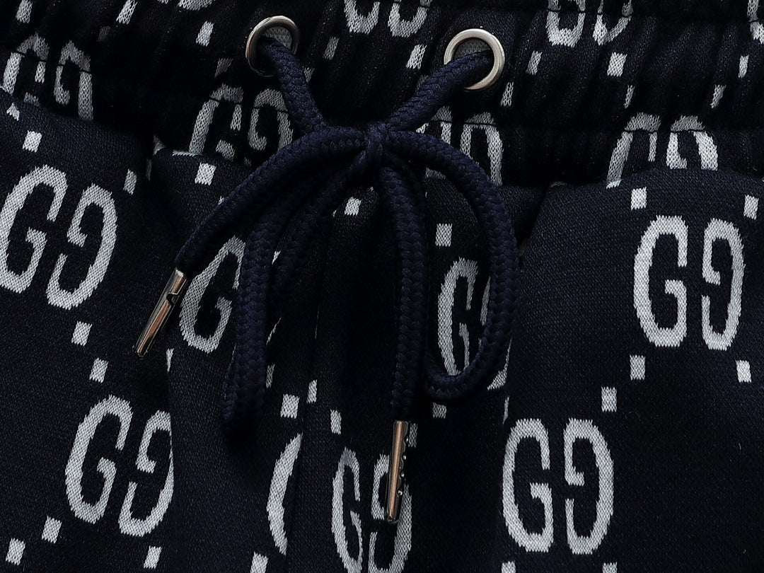Exclusive Gucci GG Monogram All-Over Print Track Pants — S — Detail View