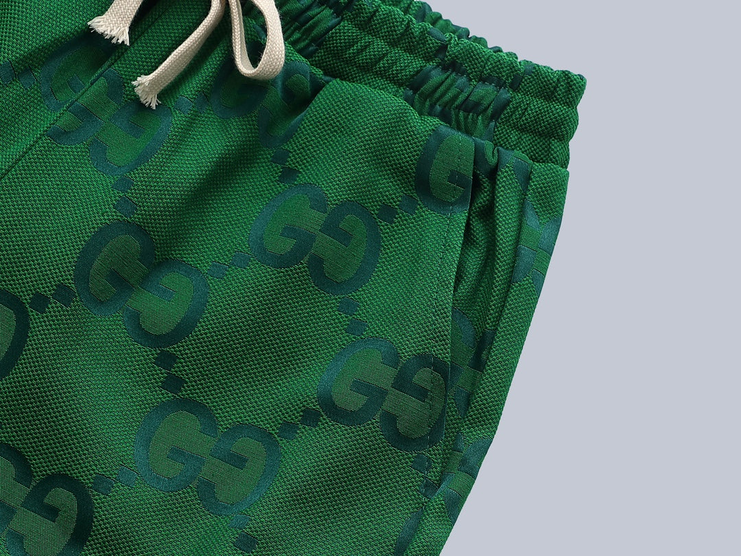Exclusive Gucci GG Monogram Jacquard Jogger Pants — S — Detail View
