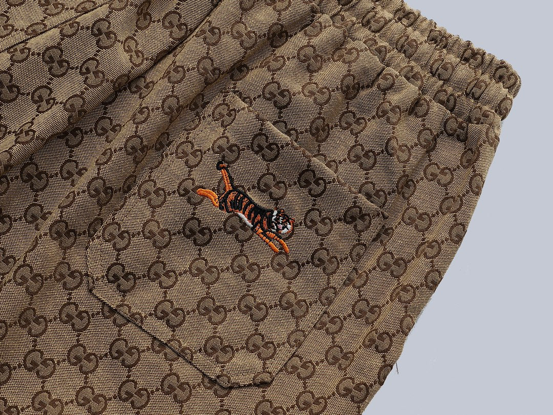 Exclusive Gucci GG Monogram Drawstring Pants — S — Alternate View 9