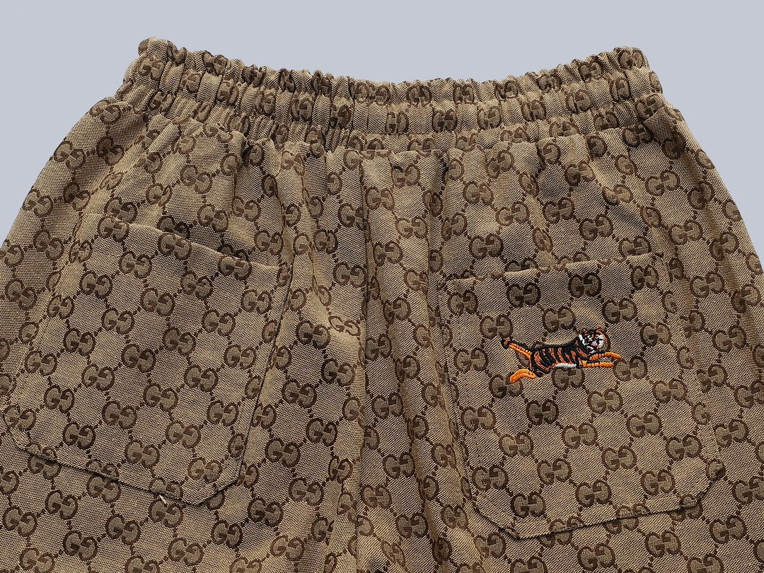 Exclusive Gucci GG Monogram Drawstring Pants — S — Alternate View 10
