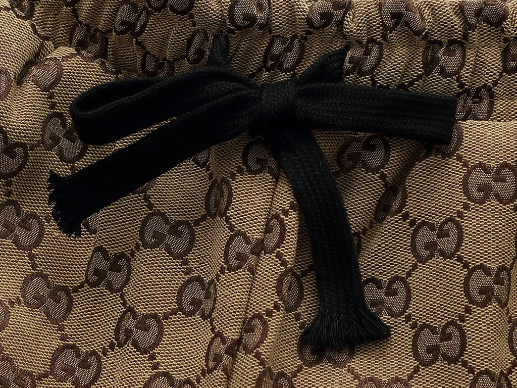 Exclusive Gucci x Adidas GG Monogram Track Pants — S — Detail View