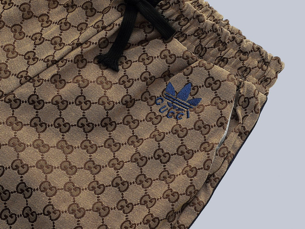 Exclusive Gucci x Adidas GG Monogram Track Pants — S — Lifestyle View