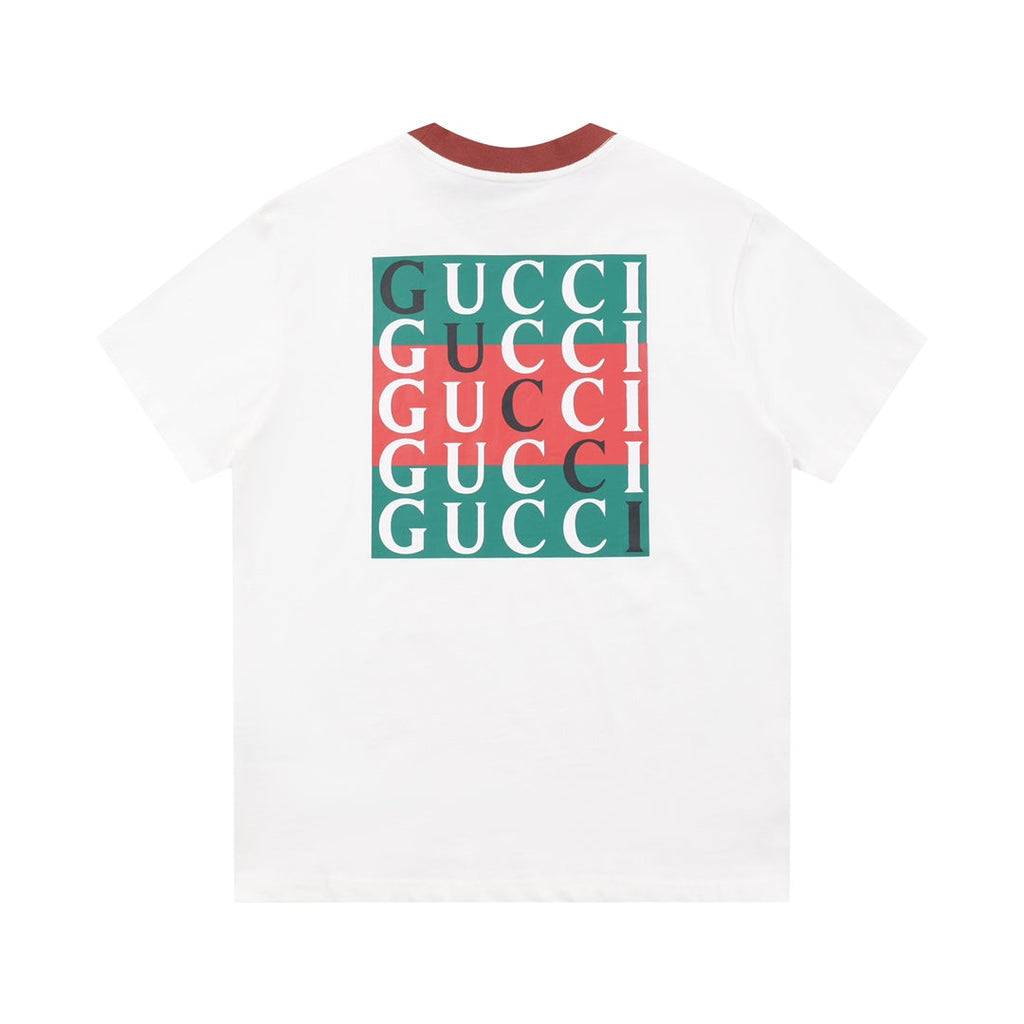 Exclusive Gucci Logo Fruit Embroidery T-Shirt — Color 1 — Size XS — Alternate View 17
