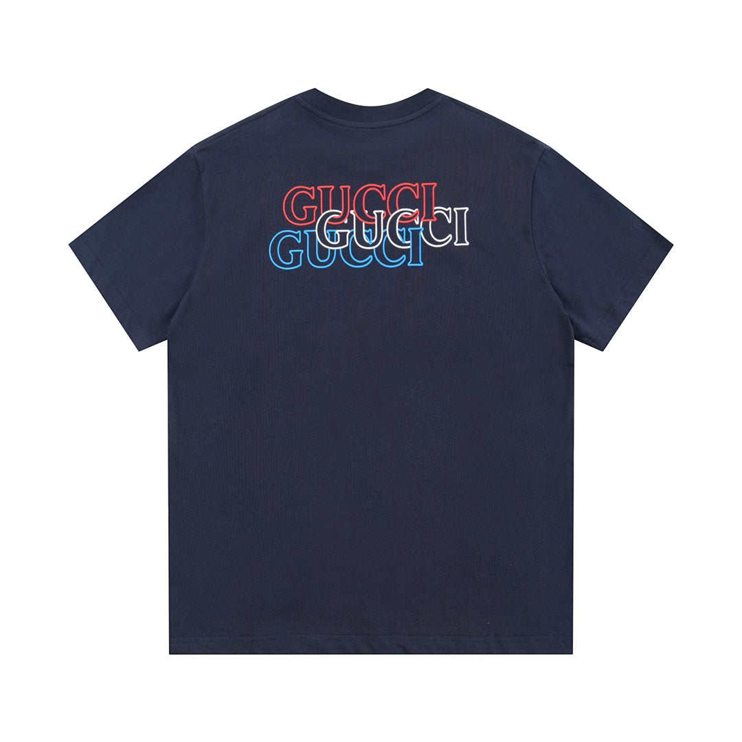 Exclusive Gucci Logo Fruit Embroidery T-Shirt — Color 1 — Size XS — Alternate View 7