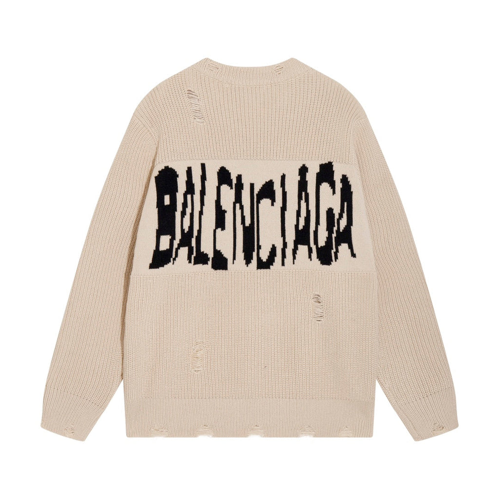 Exclusive Gucci Logo Print Sweater — Beige — Size S — Alternate View 10