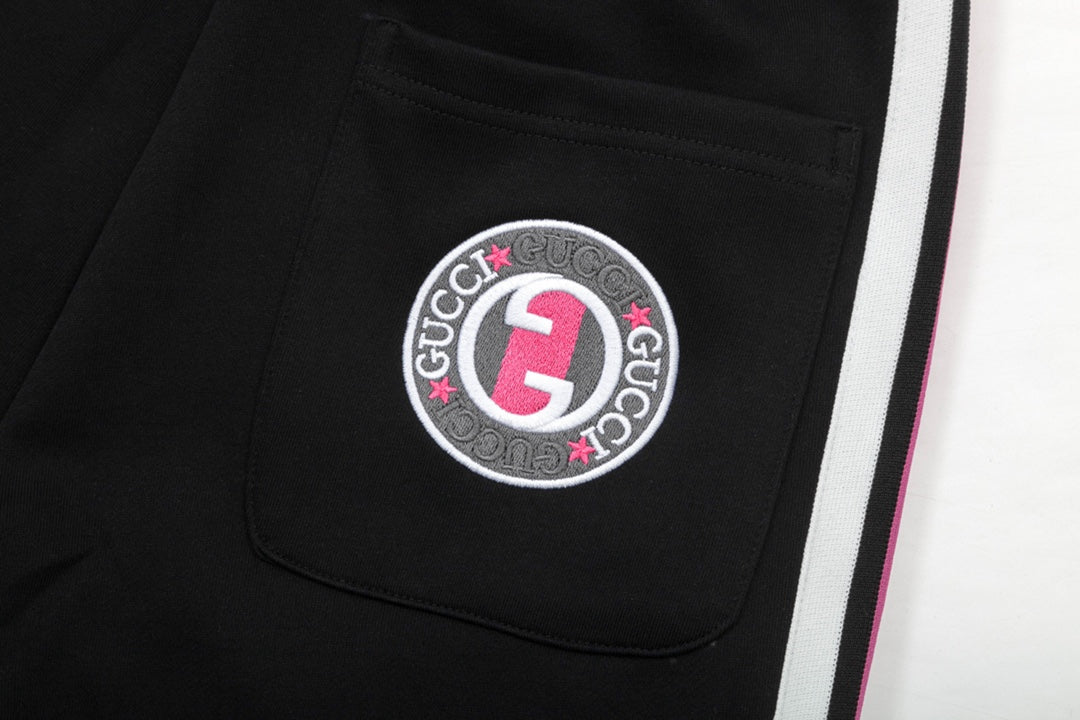 Exclusive Gucci Logo Stripe Sweatpants — Beige — Size XS — Alternate View 8