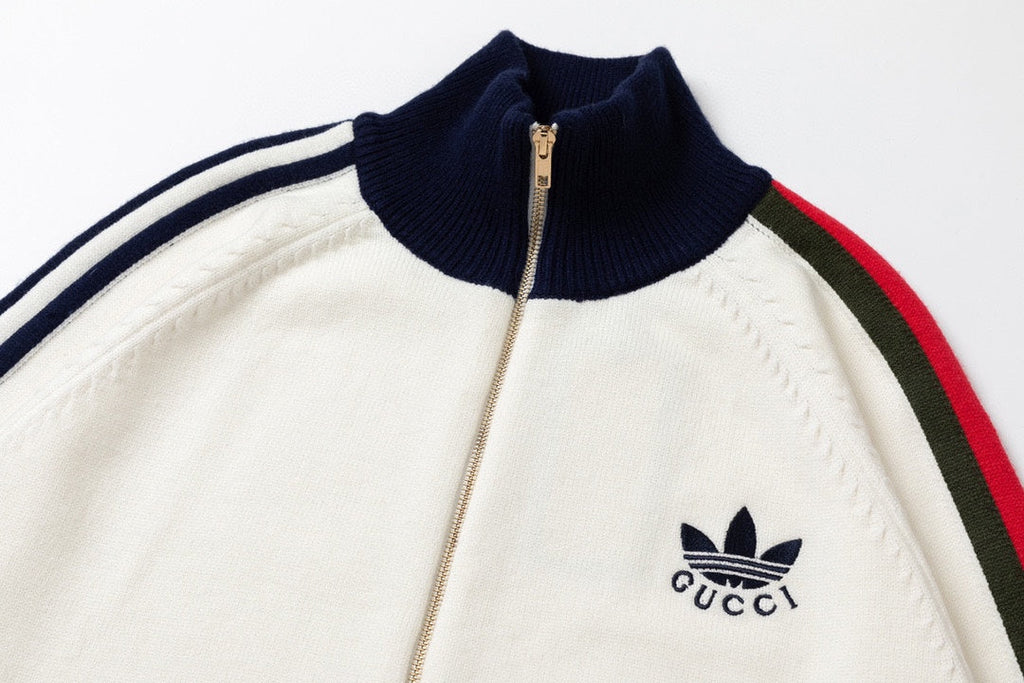 Exclusive Gucci x Adidas Track Jacket — S — Top View