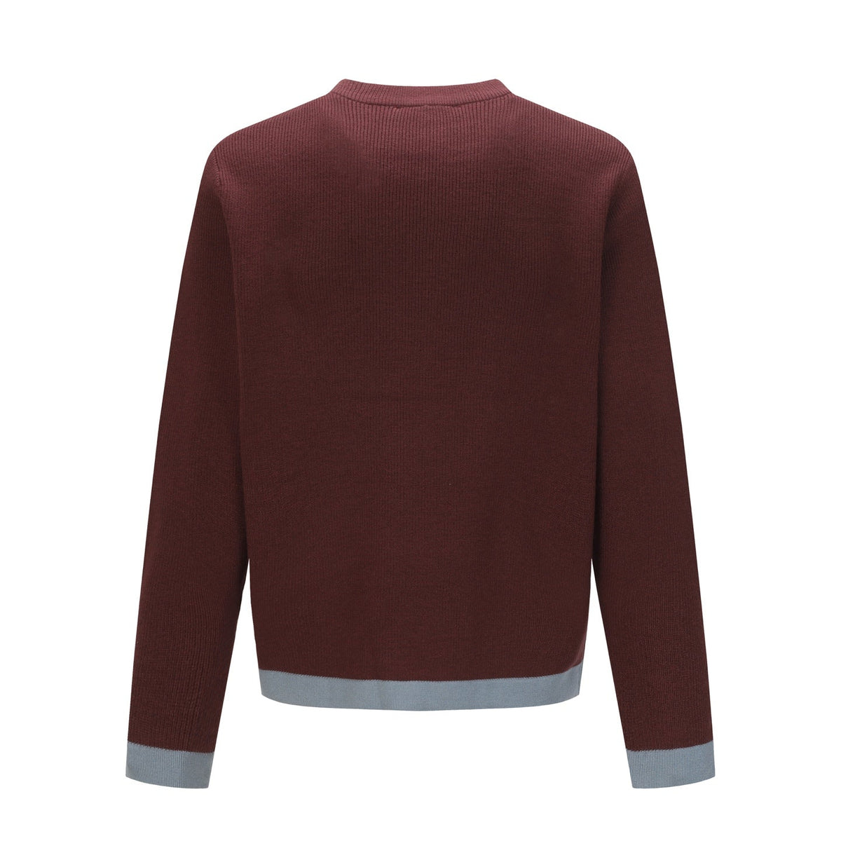 Exclusive Gucci Signature Crewneck Sweater in Bordeaux — S — Back View