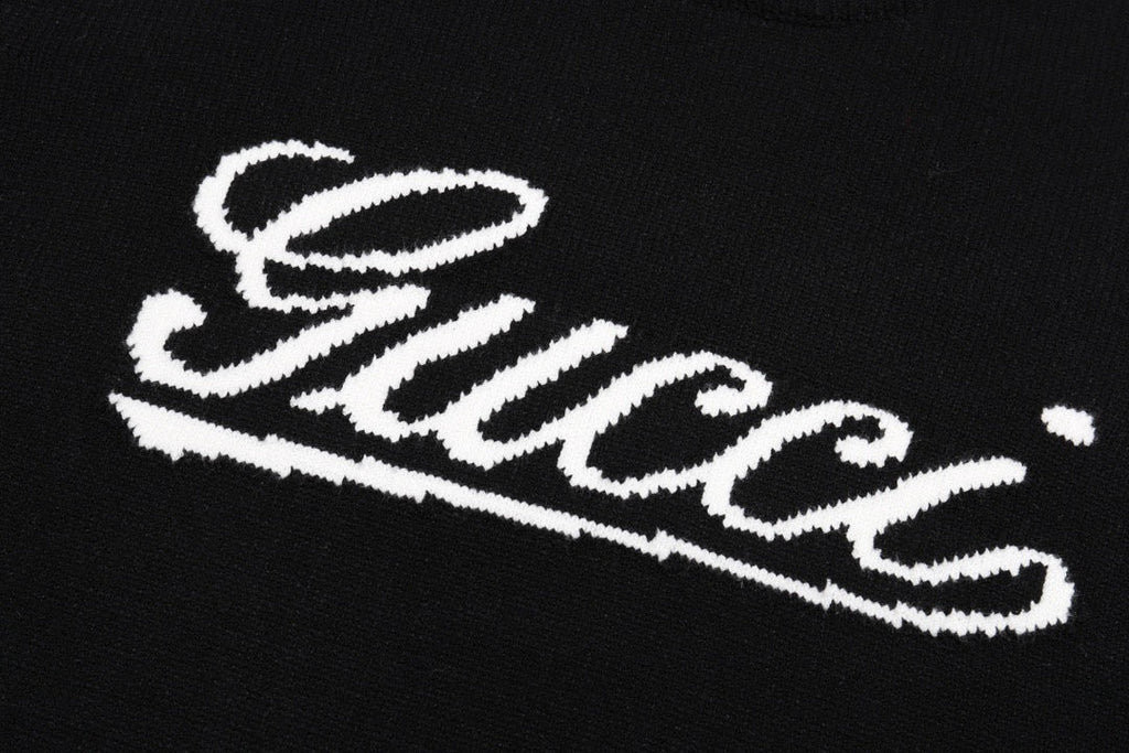 Exclusive Gucci Unisex Jacquard Crewneck Sweater — S — Detail View