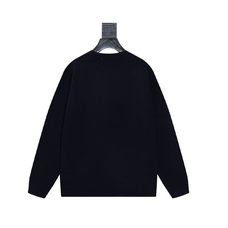 Exclusive Gucci Unisex Jacquard Crewneck Sweater — S — Detail View