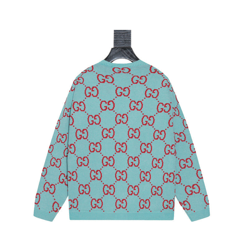Exclusive Gucci Unisex Double-G Jacquard Cardigan — S — Detail View
