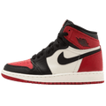 Exclusive Air Jordan 1 Retro High OG GS "Bred Toe" — UK 13.5 | EU 32 | US 1Y — Front View