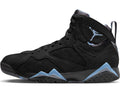 Exclusive Air Jordan 7 Retro — Black/Blue — Size US M 5.5 - UK 5 - EUR 38 — Front View