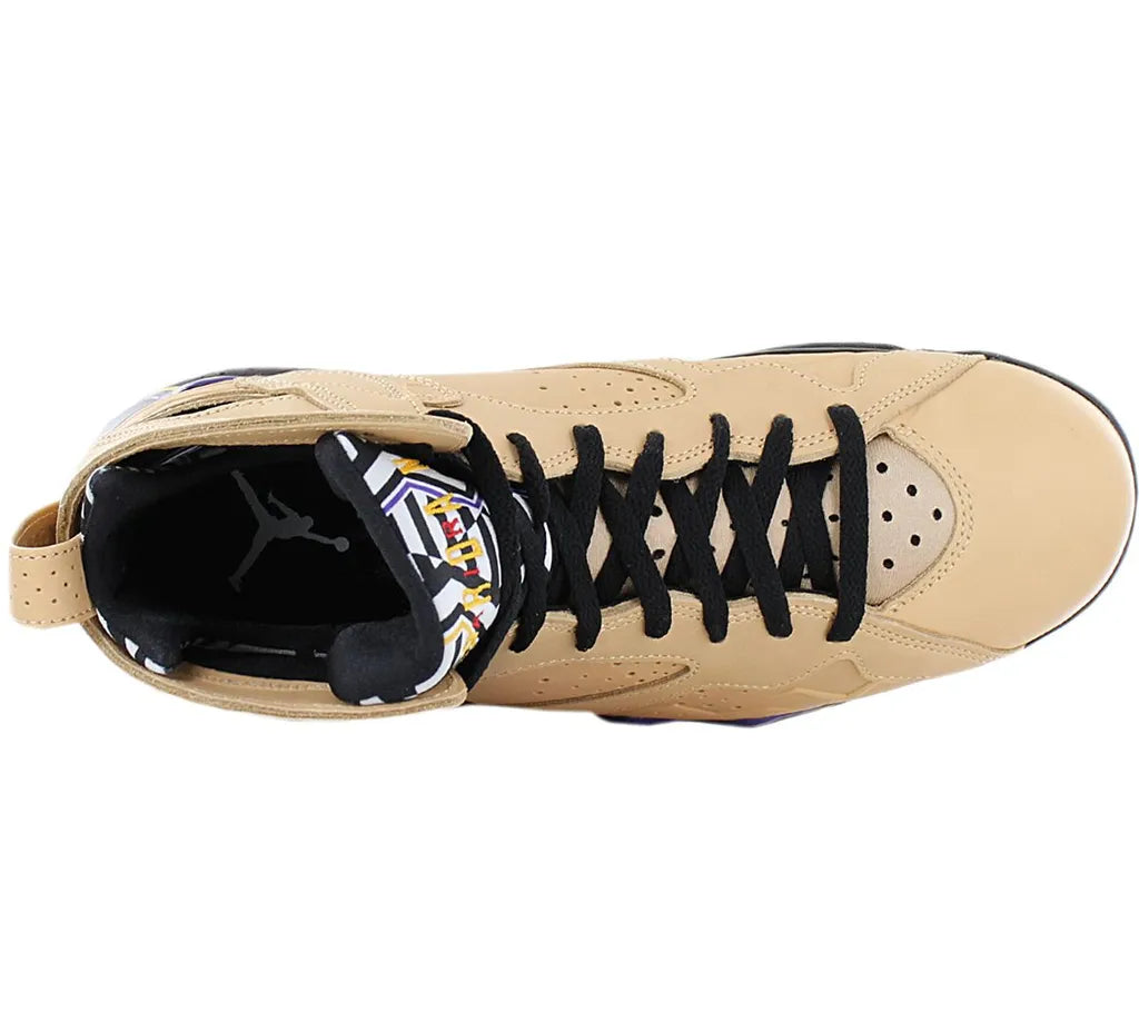 Exclusive Air Jordan 7 Retro — Black/Blue — Size US M 5.5 - UK 5 - EUR 38 — Alternate View 8