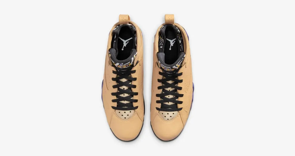 Exclusive Air Jordan 7 Retro — Black/Blue — Size US M 5.5 - UK 5 - EUR 38 — Alternate View 11
