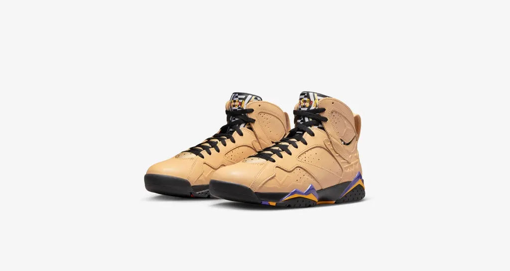 Exclusive Air Jordan 7 Retro — Black/Blue — Size US M 5.5 - UK 5 - EUR 38 — Alternate View 12