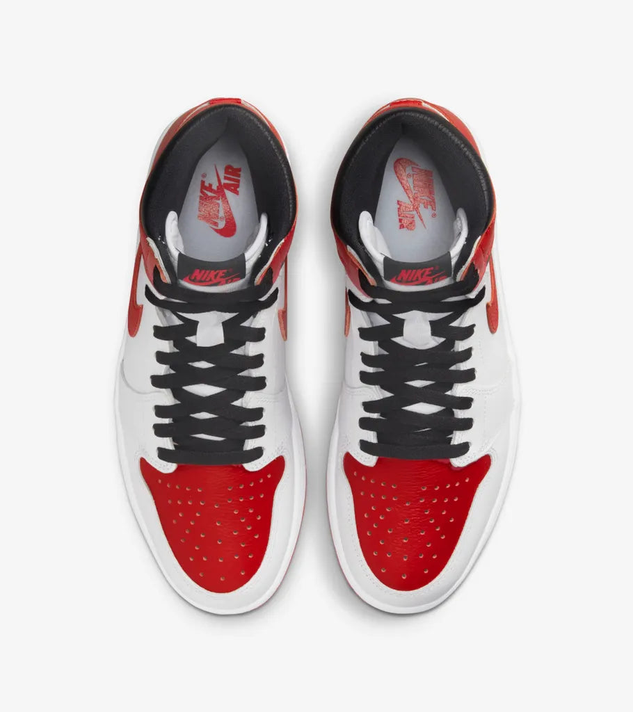 Exclusive Air Jordan 1 Retro High OG First in Flight Women's Shoes — Green/Black/White — Size US W5 - UK3 - EUR 35.5 — Alternate View 22