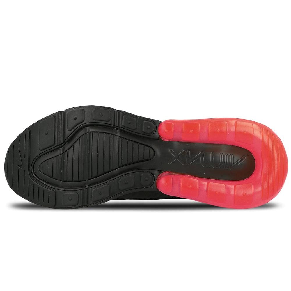 Exclusive Nike Air Max 270 QS Black-Hot Punch — UK 3 | EU 35.5 | US 3.5 — Top View