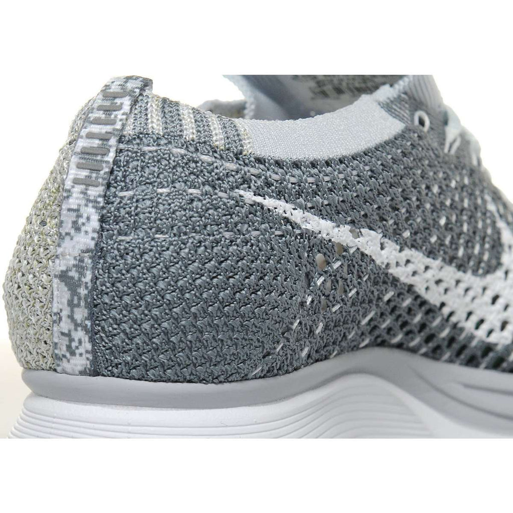 Exclusive Nike Flyknit Racer Pure Platinum-Cool Grey — UK 3 | EU 35.5 | US 3.5 — Top View