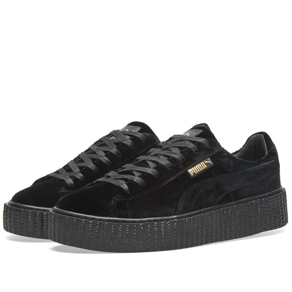 Exclusive PUMA X FENTY CREEPER VELVET Black — UK 3 | EU 35.5 | US 5.5 — Alternate View 9