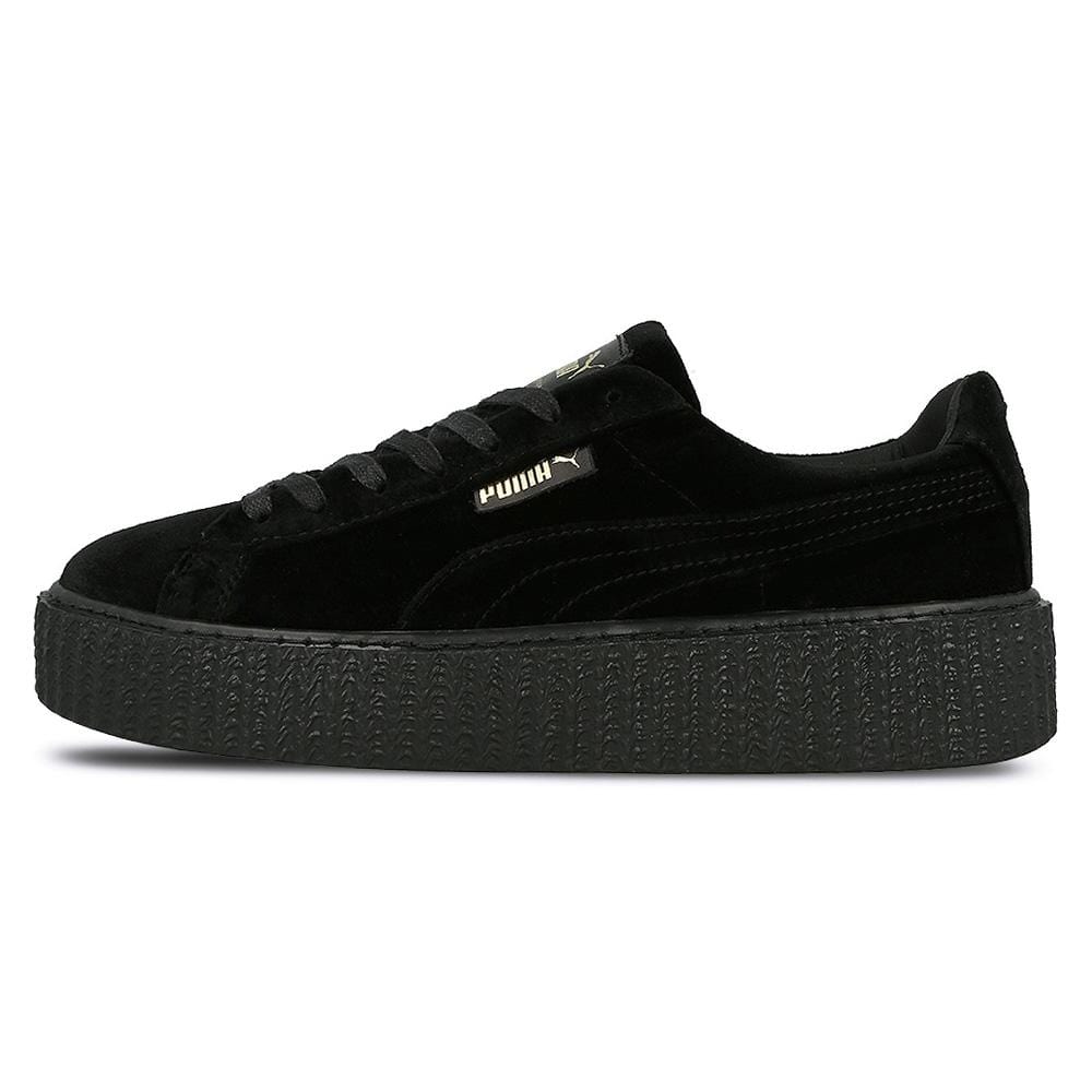 Exclusive PUMA X FENTY CREEPER VELVET Black — UK 3 | EU 35.5 | US 5.5 — Front View