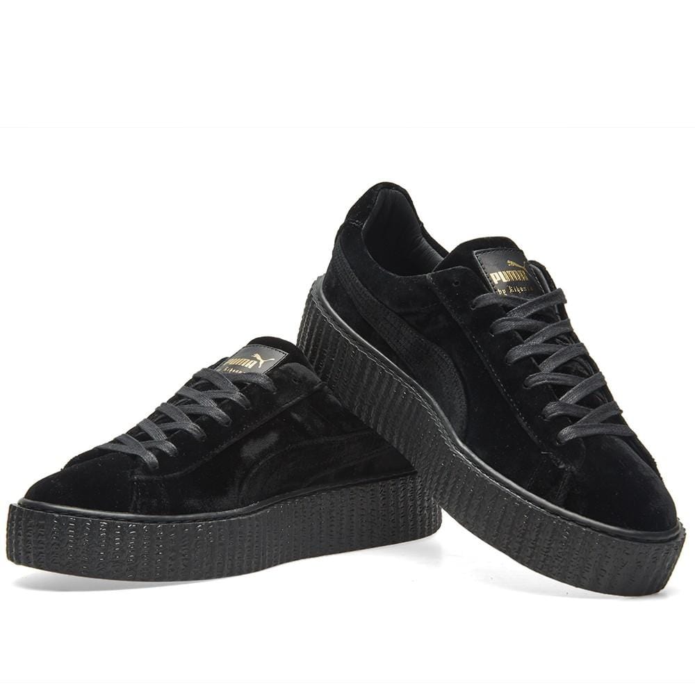 Exclusive PUMA X FENTY CREEPER VELVET Black — UK 3 | EU 35.5 | US 5.5 — Alternate View 7