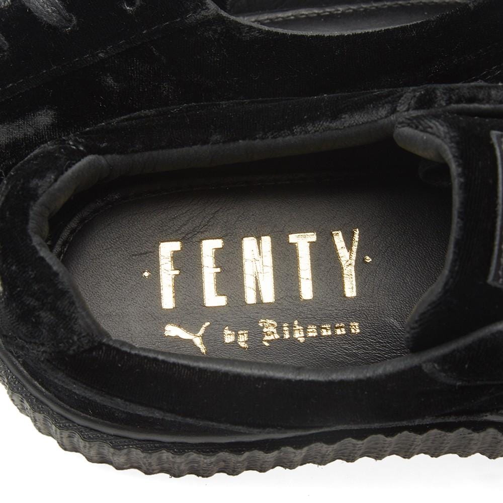 Exclusive PUMA X FENTY CREEPER VELVET Black — UK 3 | EU 35.5 | US 5.5 — Detail View