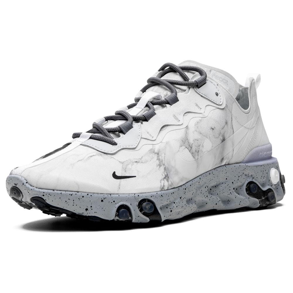 Exclusive Kendrick Lamar x React Element 55 'Pure Platinum' — UK 3 | EU 35.5 | US 3.5 — Top View