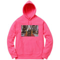 Exclusive Supreme Scarface Friend Hooded Sweatshirt - Magenta — XXS — Front View