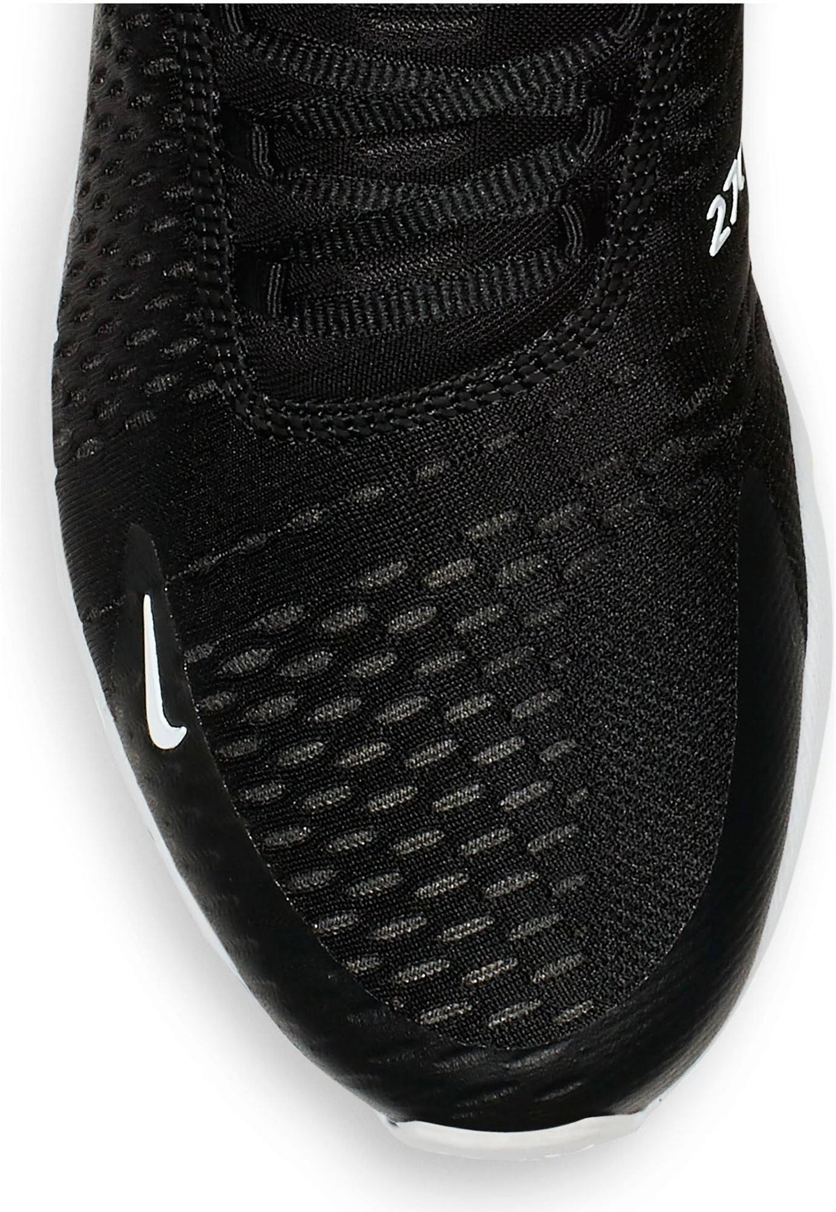 Exclusive Air Max 270 Shoes — Black/White — Size US W5.5 - UK3.5 - EUR 36 — Back View