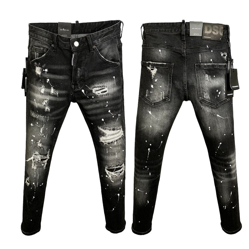 Exclusive dsquared2 New Hole Jeans — 28 — Front View